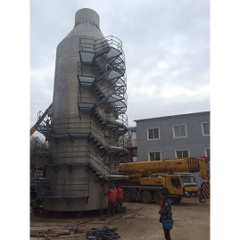 西安北方硝化棉有限公司脫硫吸收塔噴淋層、除霧器安裝工程